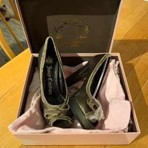 Women's Juicy Couture Fresia Leather Peep-toe Pump Heels